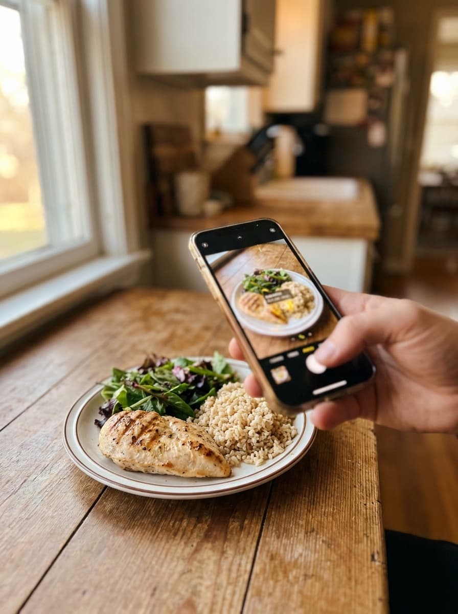 Scanning a plate at home